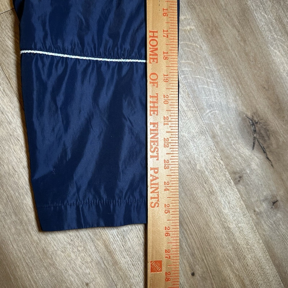 Vintage Tommy Hilfiger Windbreaker Mens Large Navy Blue Athleisure Running Y2K - Picture 11 of 11